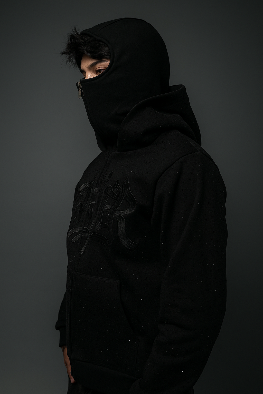 HOODIE DIAMOND BLACK