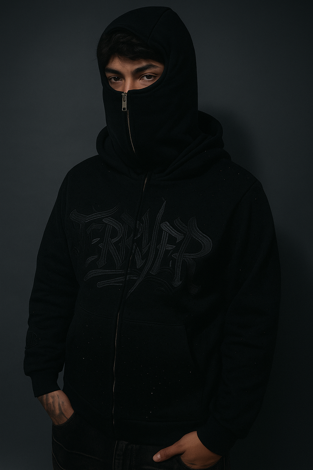 HOODIE DIAMOND BLACK