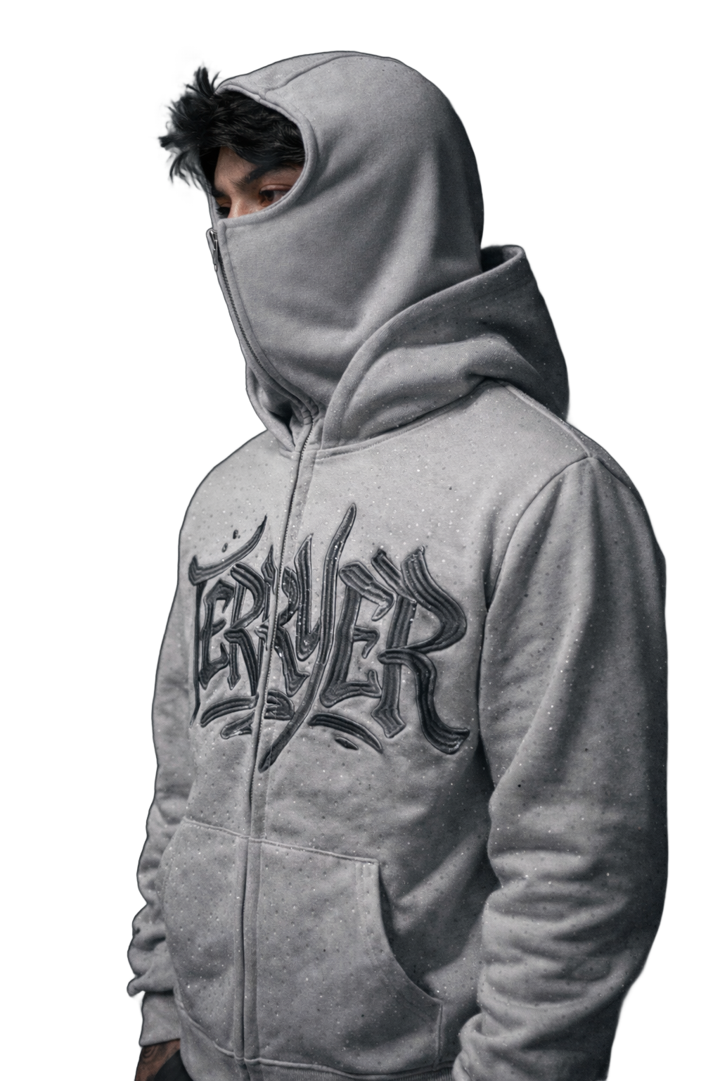 HOODIE DIAMOND GREY